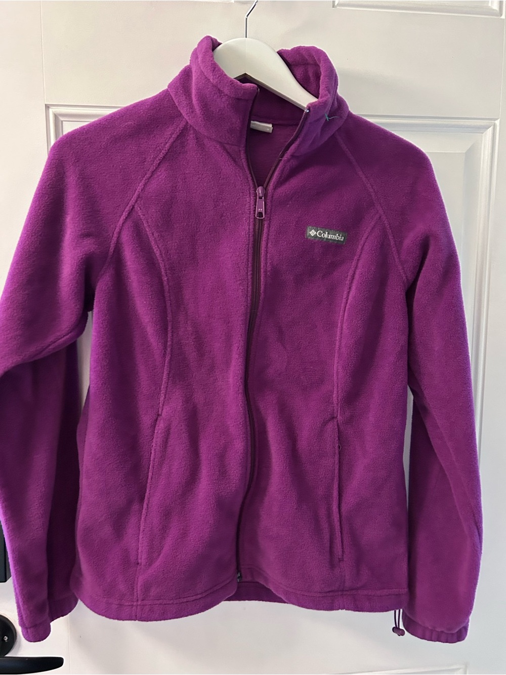 Columbia Women's Magenta Full-Zip Fleece Jacket